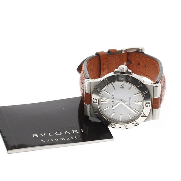 BVLGARI Diagono LCV35S Date white Dial Automatic Men's Watch